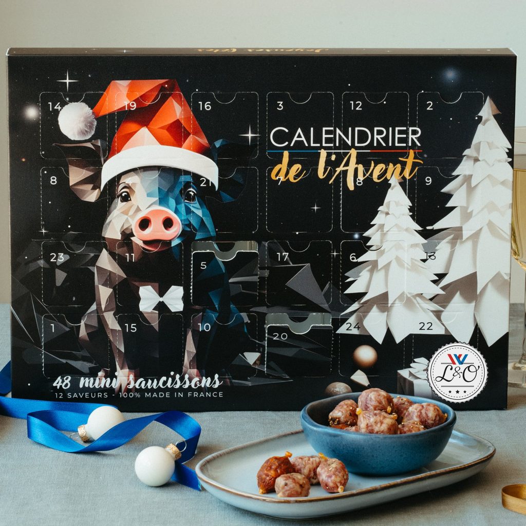 Calendrier avent saucisson Maison Bayle